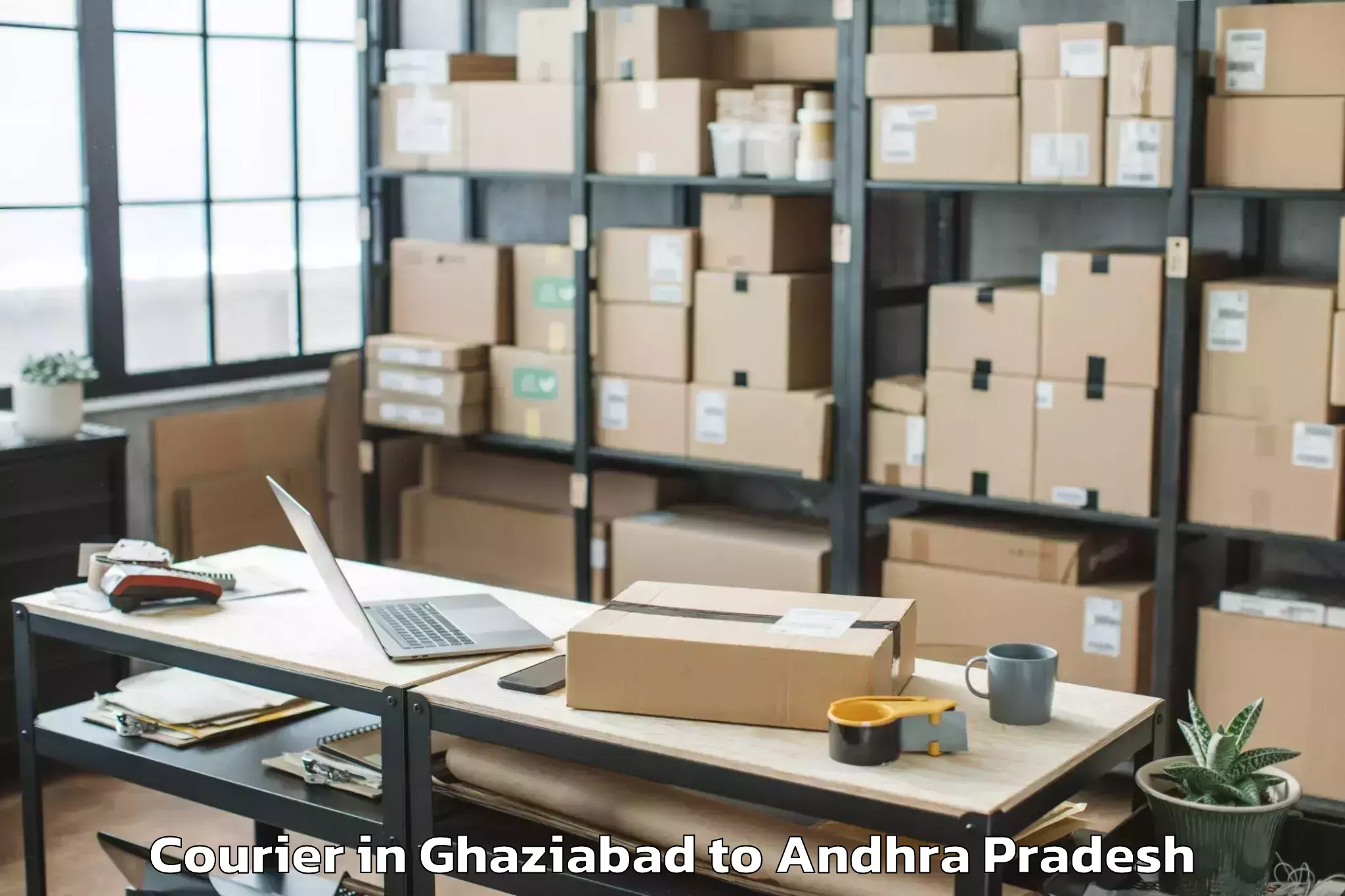 Book Ghaziabad to Nidamarru Courier Online